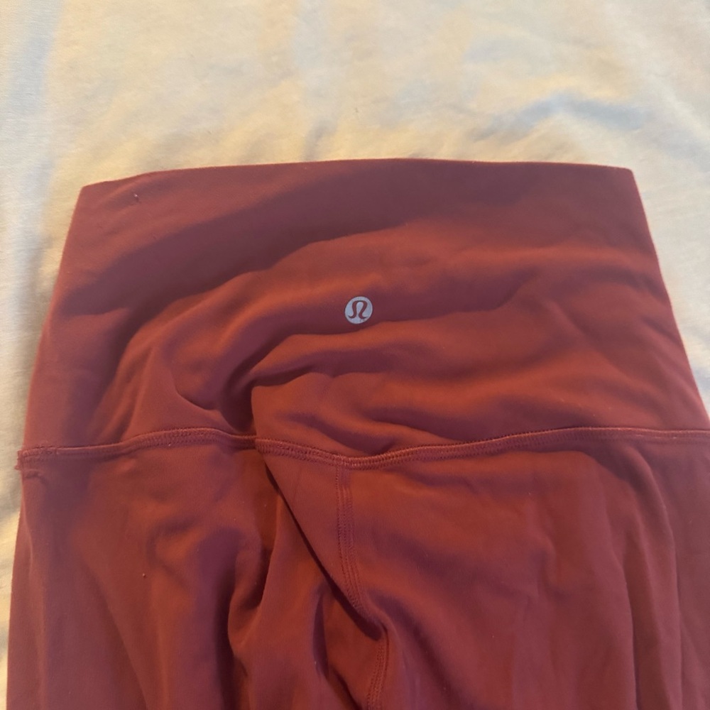 LULULEMON align 28” high rise leggings | Chianti Red | Size 6 | GUC - Picture 9 of 12